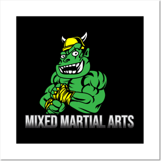 ORC MMA Fighter design Posters and Art